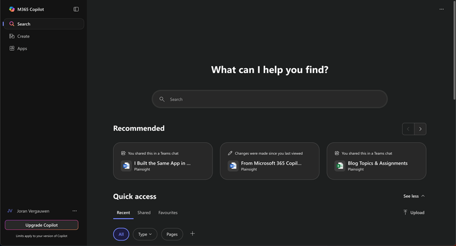  Microsoft 365 Studio (Source: Microsoft) 