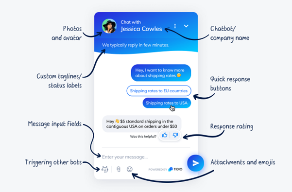  Source:  https://www.tidio.com/blog/chatbot-ui/  