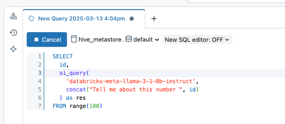  Credits: Databricks 